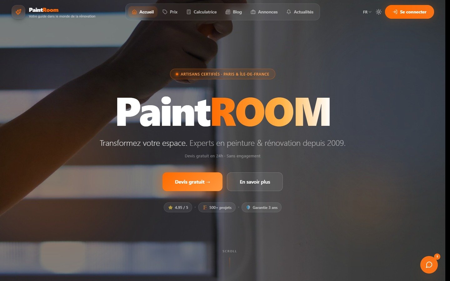 Paintroom.fr screenshot